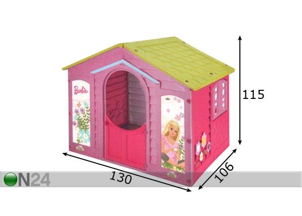 Leikkimökki BARBIE mitat