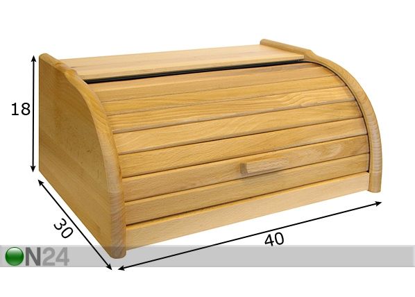 Leipälaatikko TORO mitat