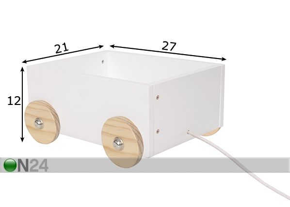 Lelulaatikko mitat