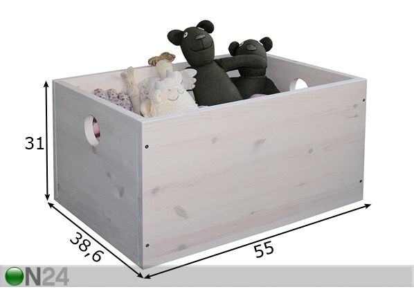 Lelulaatikko mitat