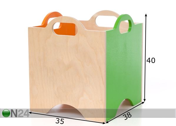 Lelulaatikko LOTTE mitat