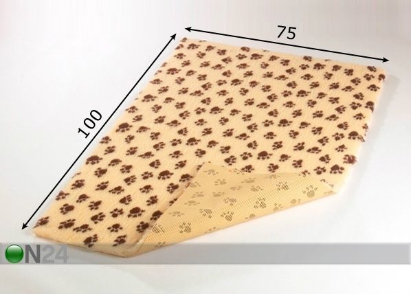 Lemmikin matto NON-SLIP 100x75 cm mitat