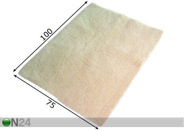 Lemmikkieläimen matto GOLD 100x75 cm mitat