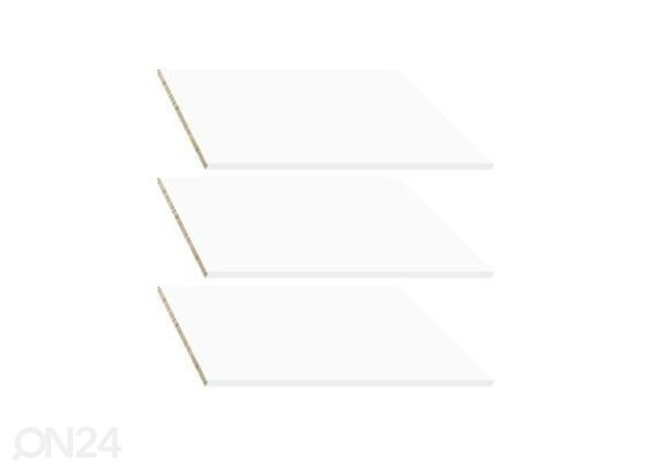 Leveät irtohyllyt vaatekaappiin 118,5 cm