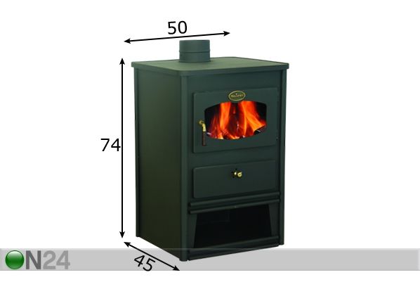 Liesikamiina Metal Board mitat