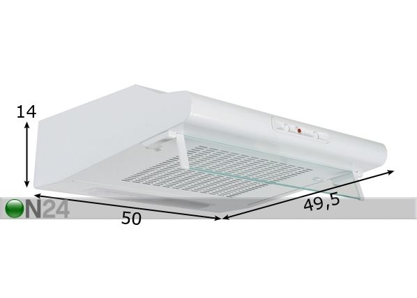 Liesituuletin BEST 50 cm mitat