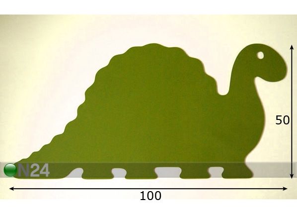 Liitutaulu DINOSAURUS magneetilla mitat