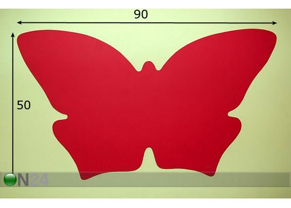 Liitutaulu PERHONEN magneetilla mitat