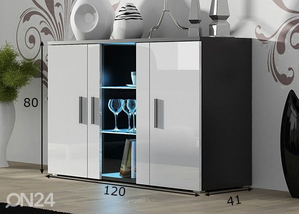 Lipasto 120 cm mitat