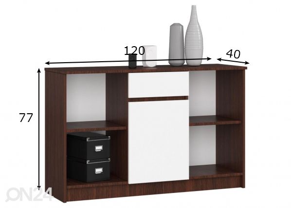 Lipasto 120 cm mitat