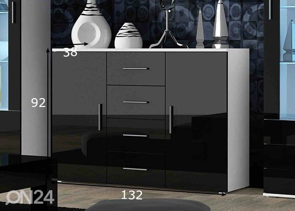 Lipasto 132 cm mitat