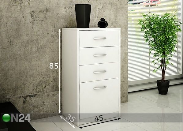 Lipasto 45 cm mitat