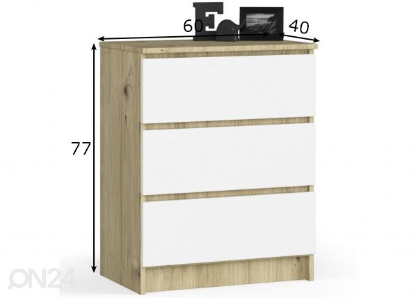 Lipasto 60 cm mitat