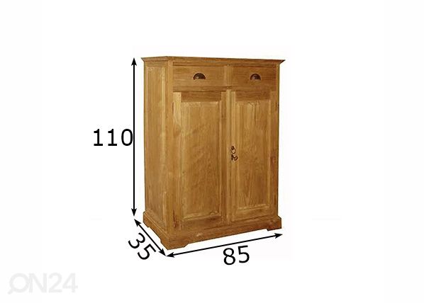 Lipasto Adelaide 85 cm mitat
