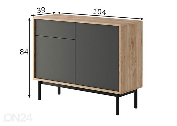 Lipasto Basic KT104 mitat