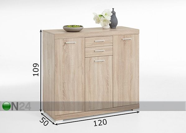 Lipasto Bristol 33 XL mitat