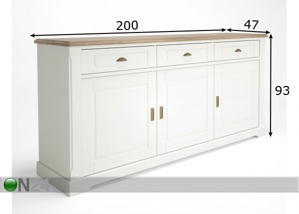 Lipasto Cottage mitat