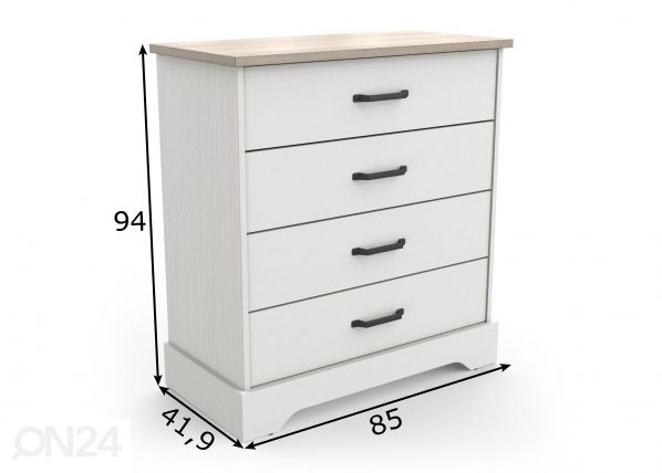 Lipasto Cottage 85 cm mitat
