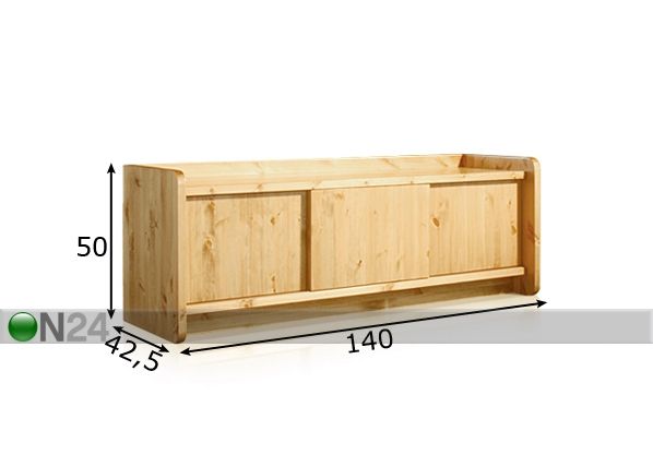 Lipasto DECO, mänty mitat