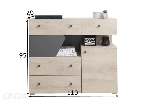Lipasto DL11 mitat
