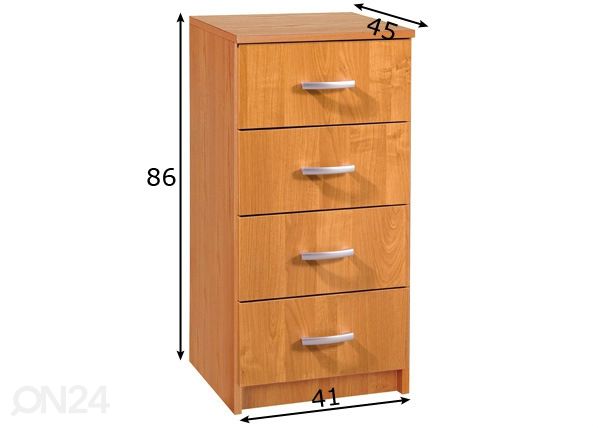 Lipasto Drimo 41 cm mitat