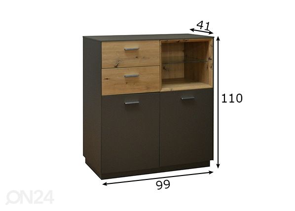 Lipasto Frame mitat