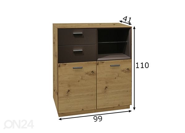 Lipasto Frame mitat