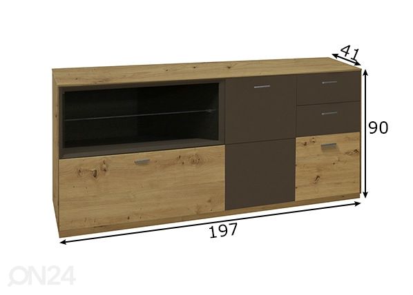 Lipasto Frame mitat