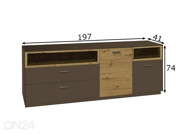 Lipasto Frame mitat