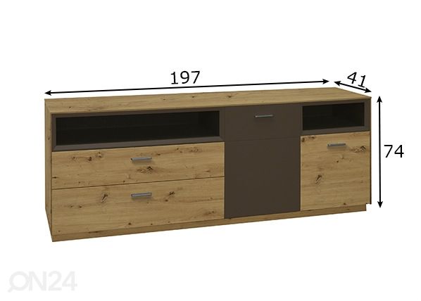 Lipasto Frame mitat
