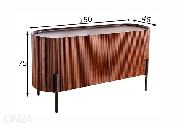 Lipasto Gatsby 150 cm mitat