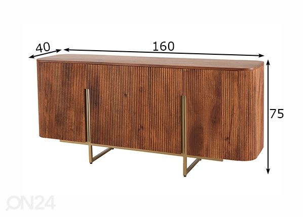 Lipasto Gatsby 160 cm mitat