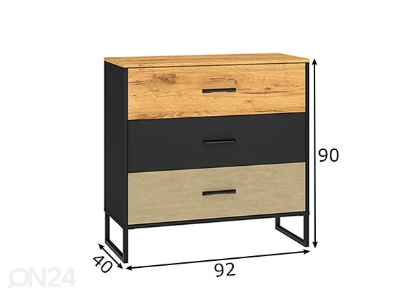 Lipasto Gotland 92 cm mitat