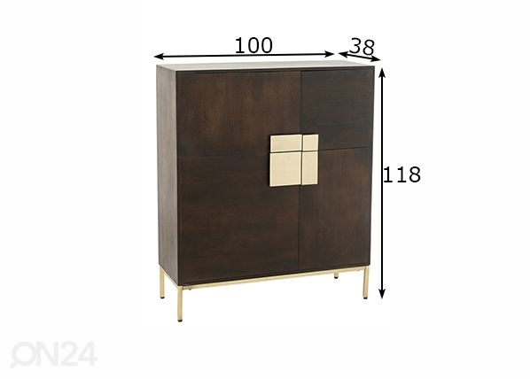 Lipasto Grace 100 cm mitat