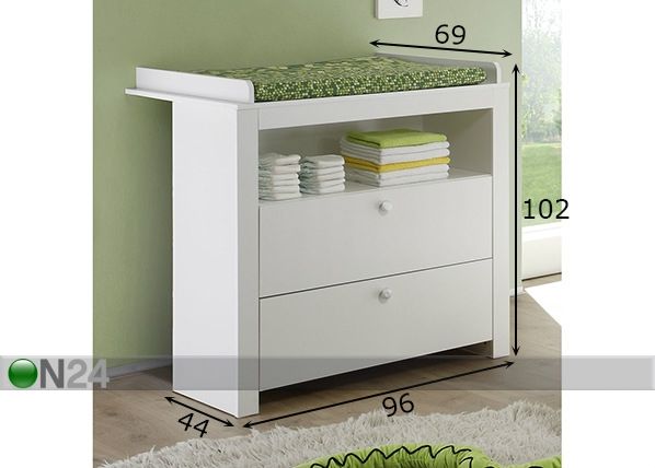 Lipasto hoitotasolla Olivia mitat
