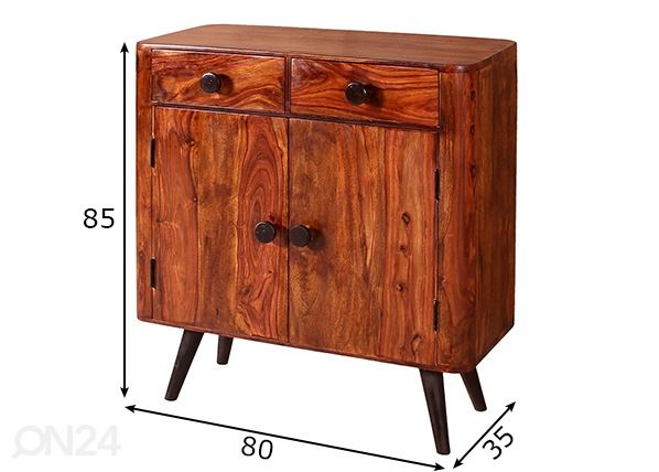 Lipasto KNOB mitat