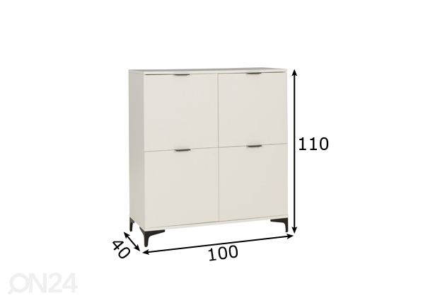 Lipasto Lewisville L100 mitat