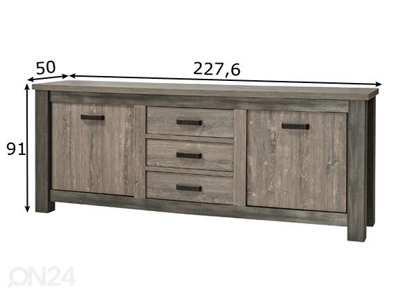 Lipasto Mali 227 cm mitat