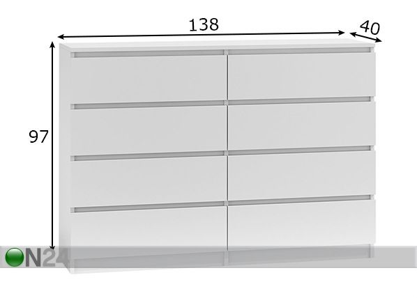 Lipasto Malwa 138cm mitat
