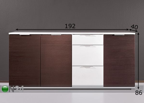Lipasto MEGA 228 mitat