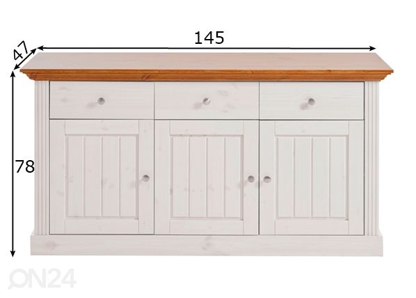 Lipasto Monaco 025 mitat