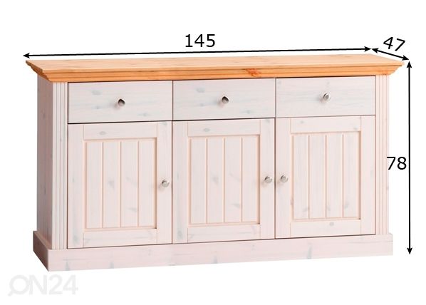 Lipasto Monaco 025 mitat