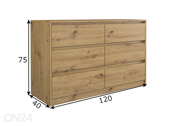 Lipasto Nobel 120 cm mitat