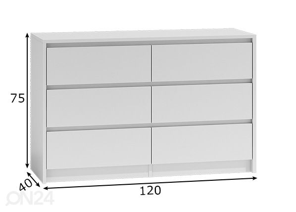 Lipasto Nobel 120 cm mitat