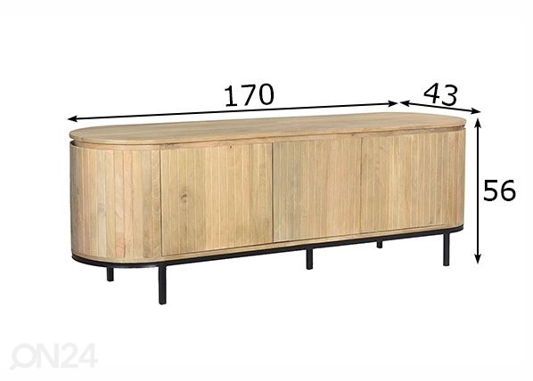 Lipasto Noor 170 cm mitat