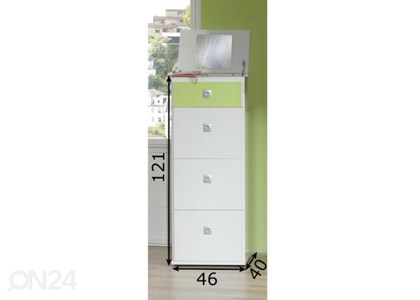 Lipasto+peili SUNNY mitat