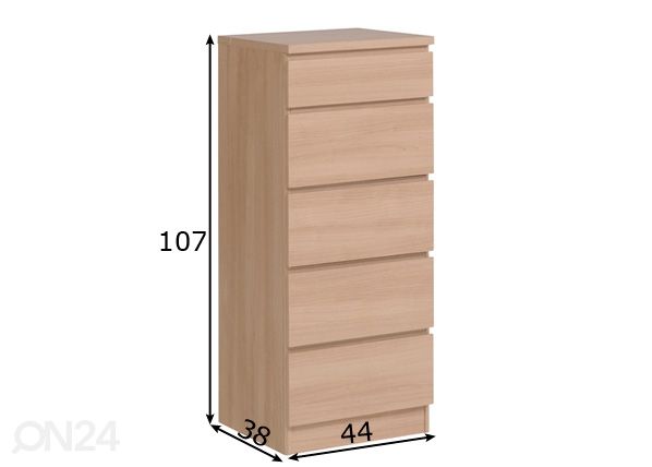 Lipasto peilillä HOME mitat