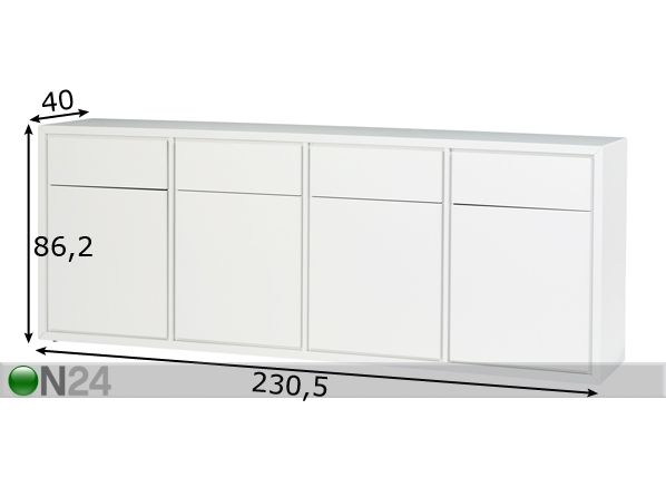 Lipasto QUADRA mitat
