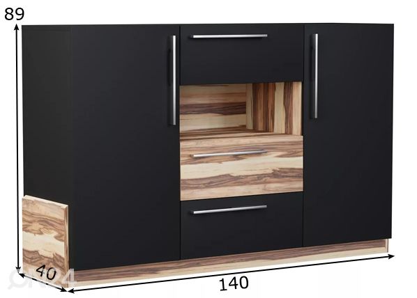 Lipasto Rena 140 cm mitat