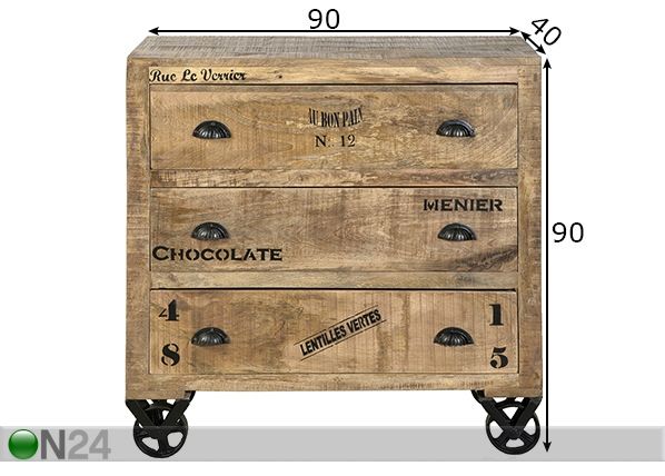 Lipasto Rustic mitat